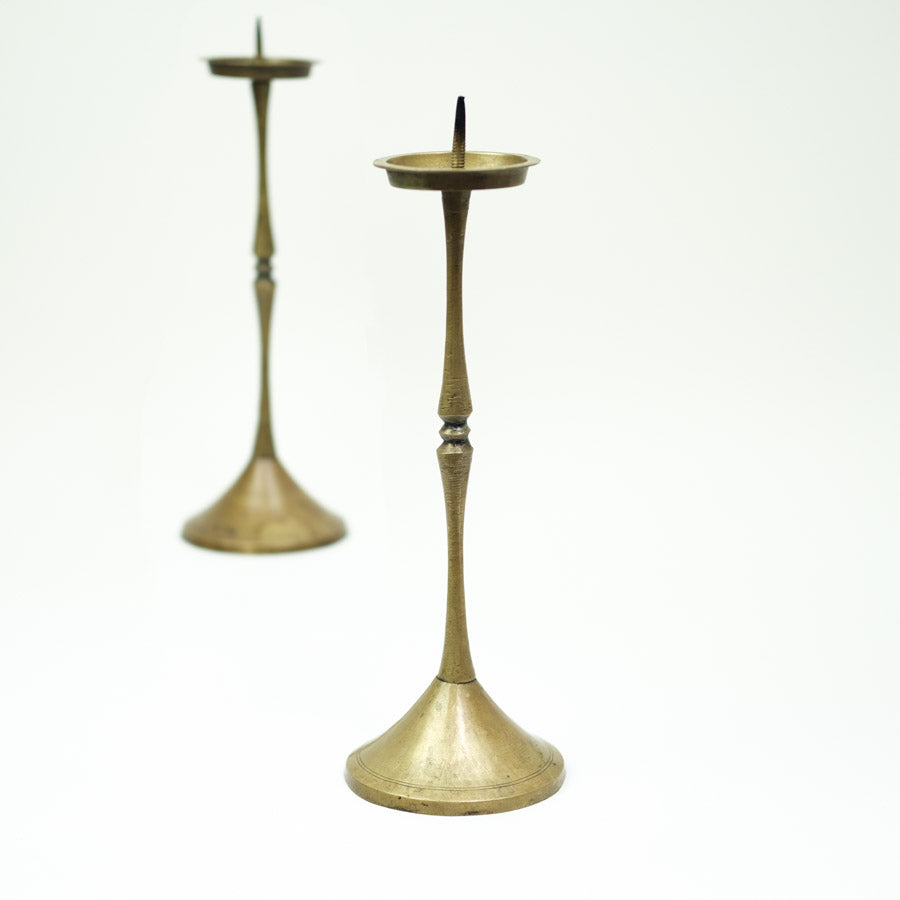 Antique Bangjja Candle Holder Set - 앤틱 방짜 촛대
