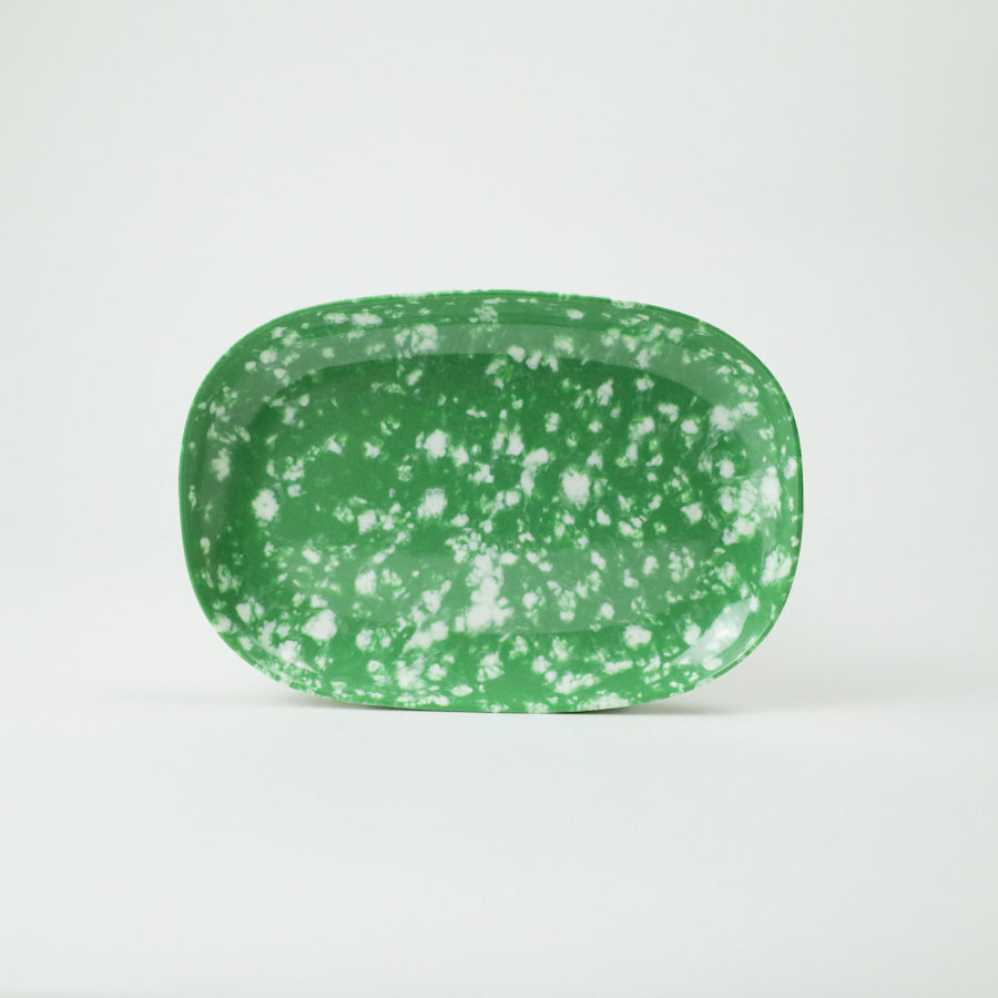 Deep Rectangle Splatter Melamine Plates - BoonSik JeopSi(분식접시)