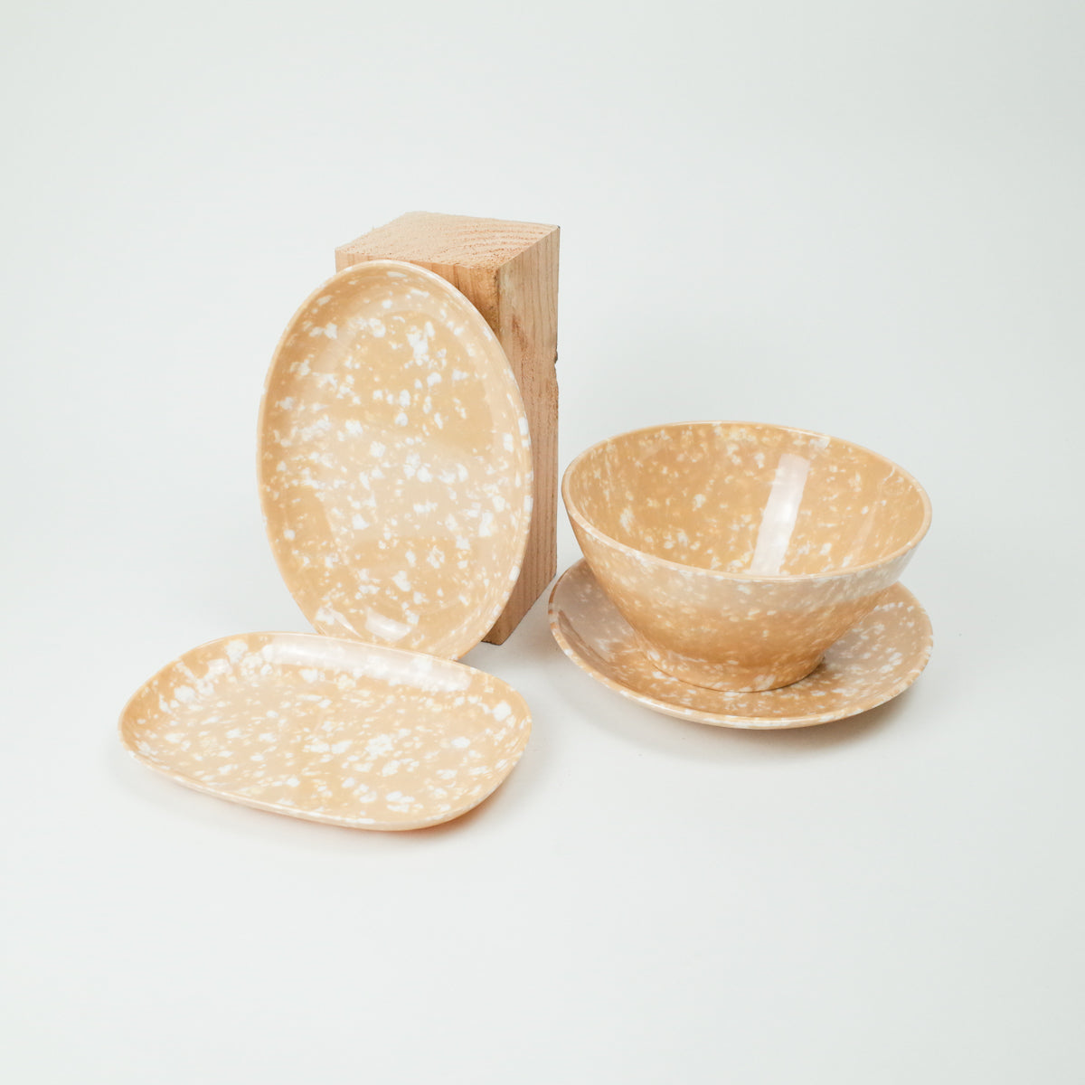 Splatter bowls and plates - Boonsik jeopsi(분식접시)