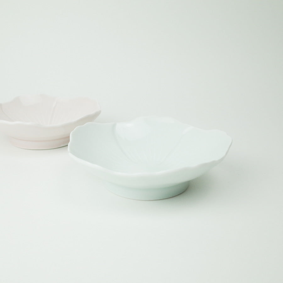 Flower plate(Light blue) - Mugunghwa jeopsi(무궁화 접시)