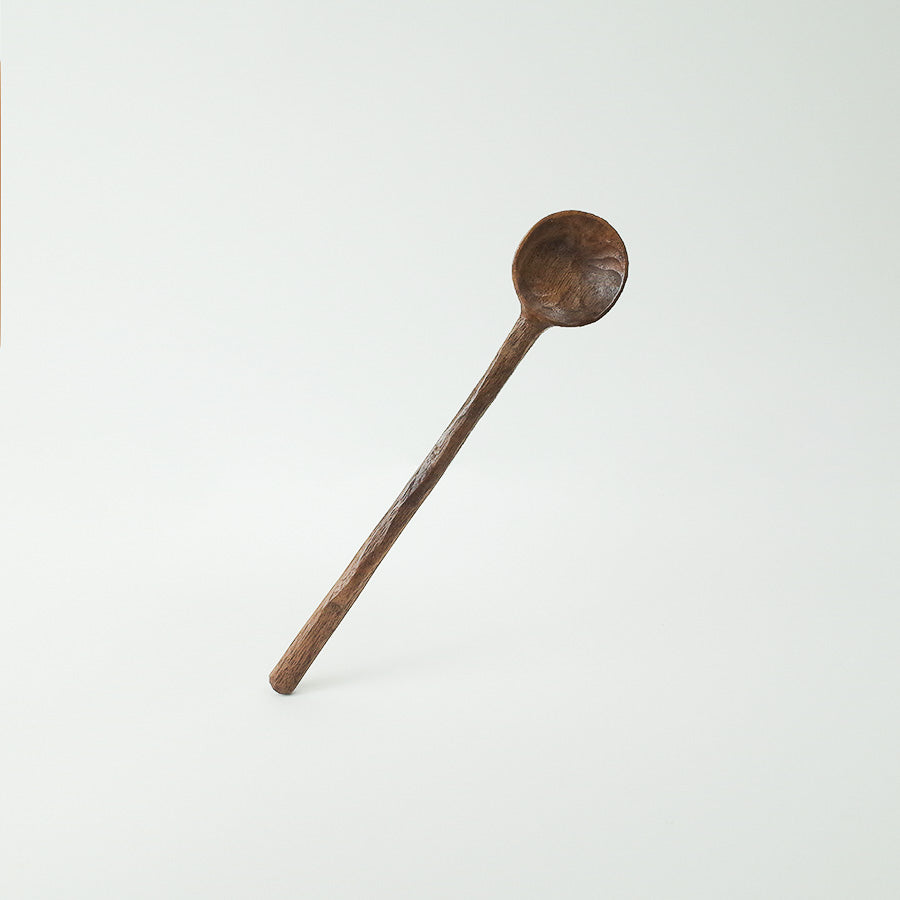 Hand Carved Wood Yogurt Spoon