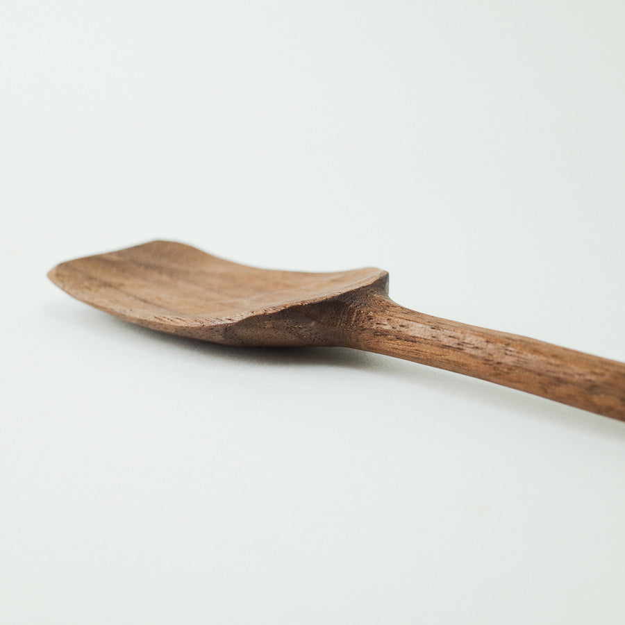 Hand Carved Wood Jam Spoon