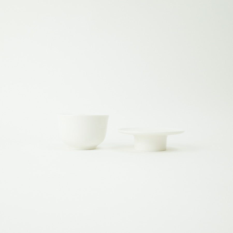 White Pythagorean Cup - GyeYoungBae(계영배)