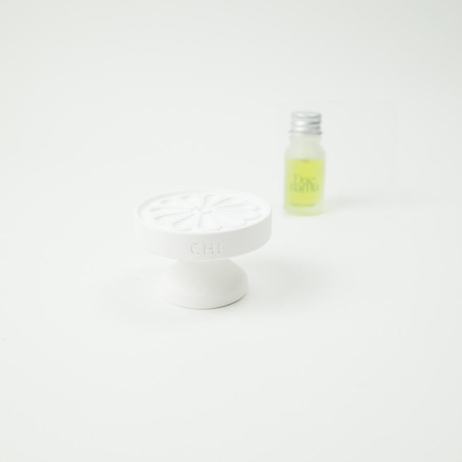 Bamboo Fragrance Dropper & Flower Rice Cake Pattern Diffuser set - 대나무 향과 국화 떡살 디퓨저