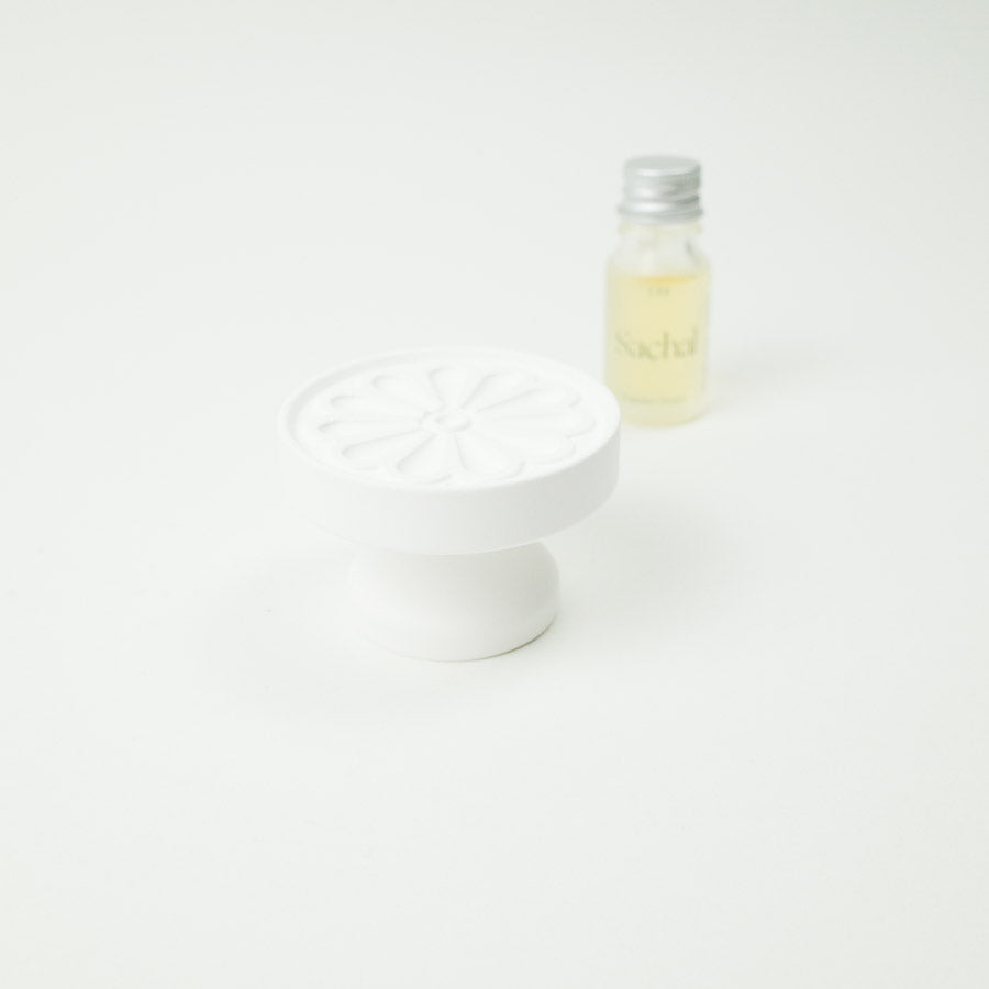 Sachal Fragrance Dropper & Flower Rice Cake Pattern Diffuser set - 사찰 향과 국화 떡살 디퓨저