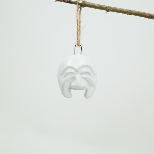 Ceramic Emae Hahoetal Ornament - 이매 하회탈 오너먼트