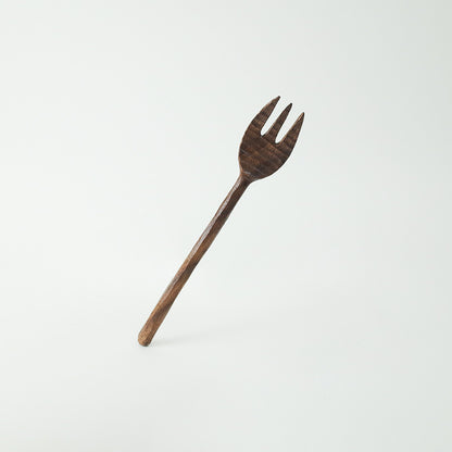 Hand Carved Wood Fork